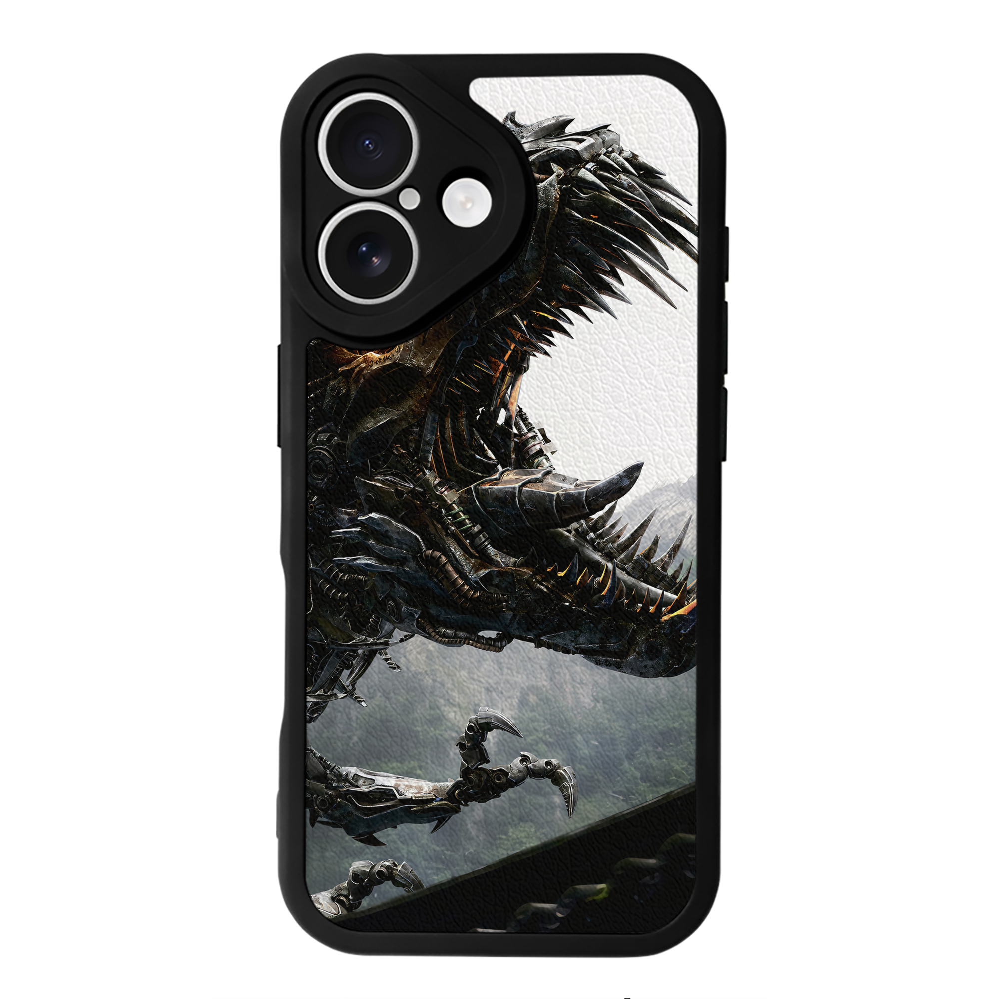 （画像用） Transformers トランスフォーマー 【iPhone 16シリーズ対応】シリコンスマホケース（レザー調） 材質：シリコン
